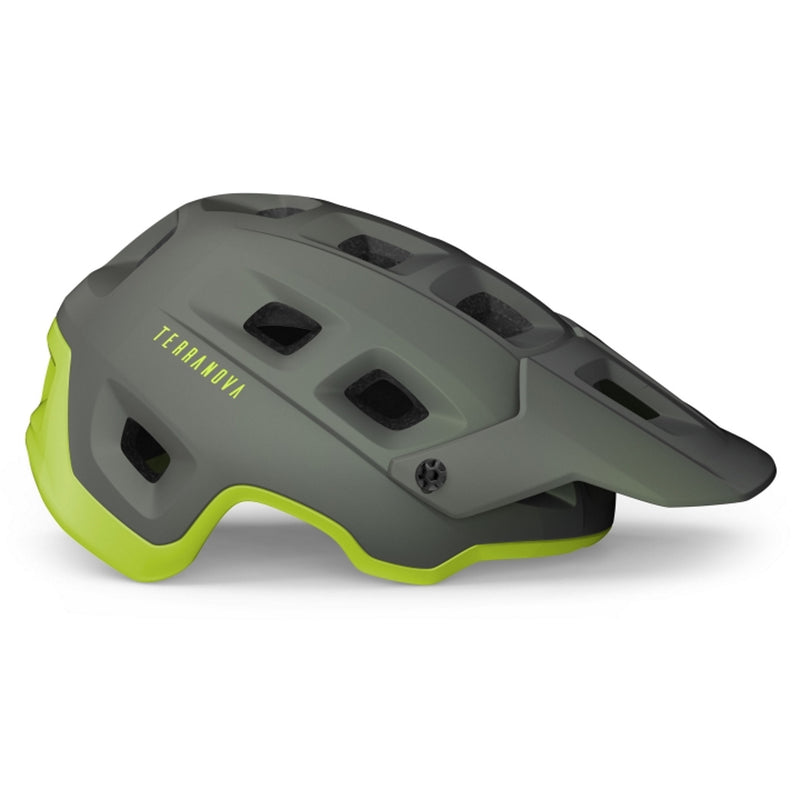 Met Terranova MIPS Trail/E-Bike Helmet Grey/Lime