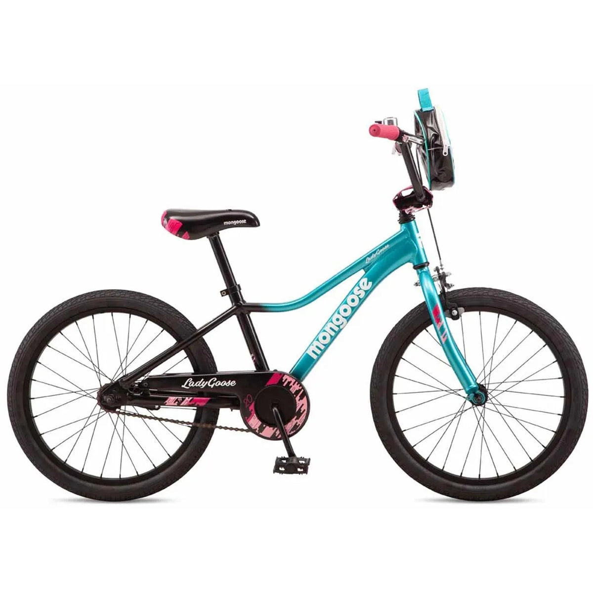Mongoose LadyGoose 20'' Kids Bike Black/Teal