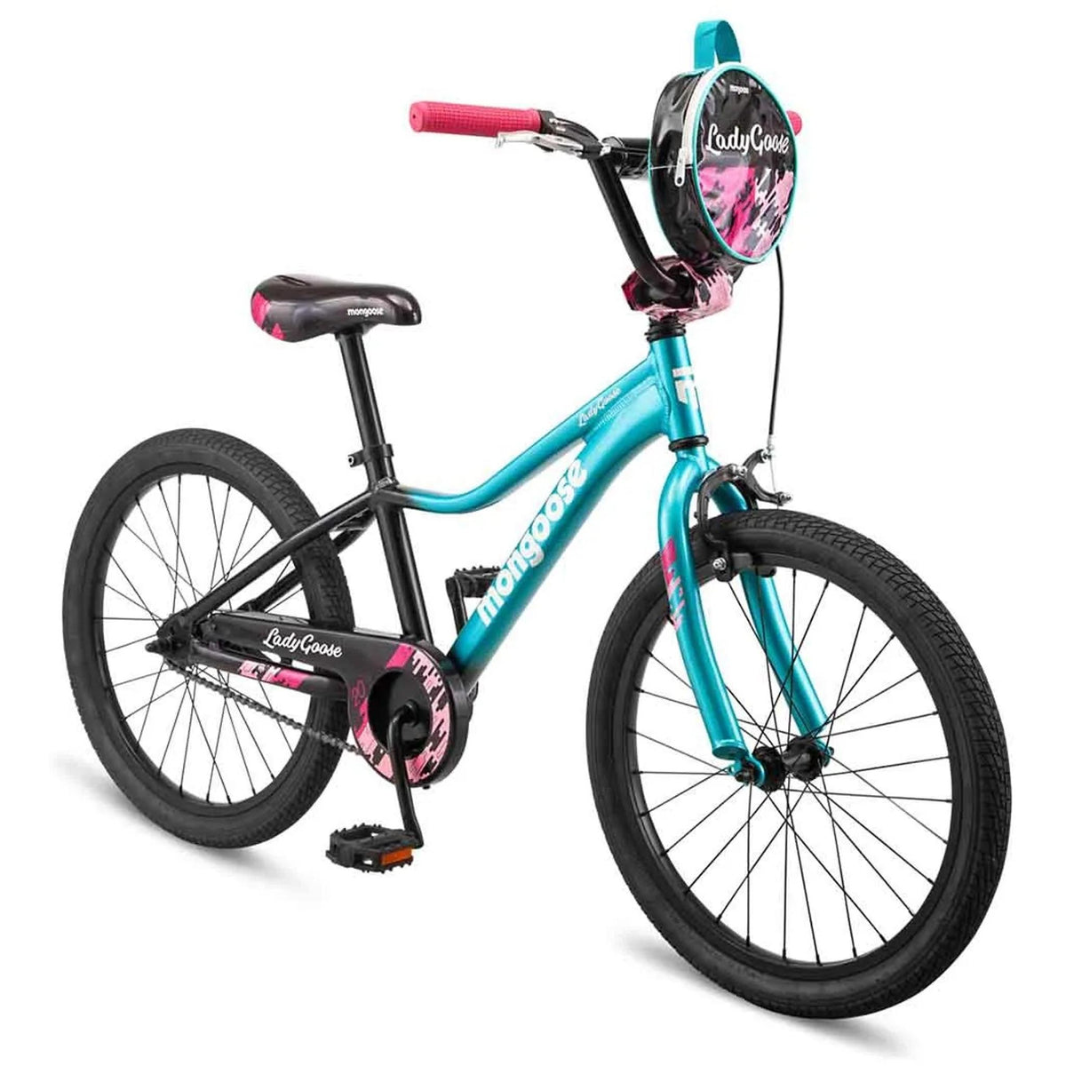 Mongoose LadyGoose 20'' Kids Bike Black/Teal