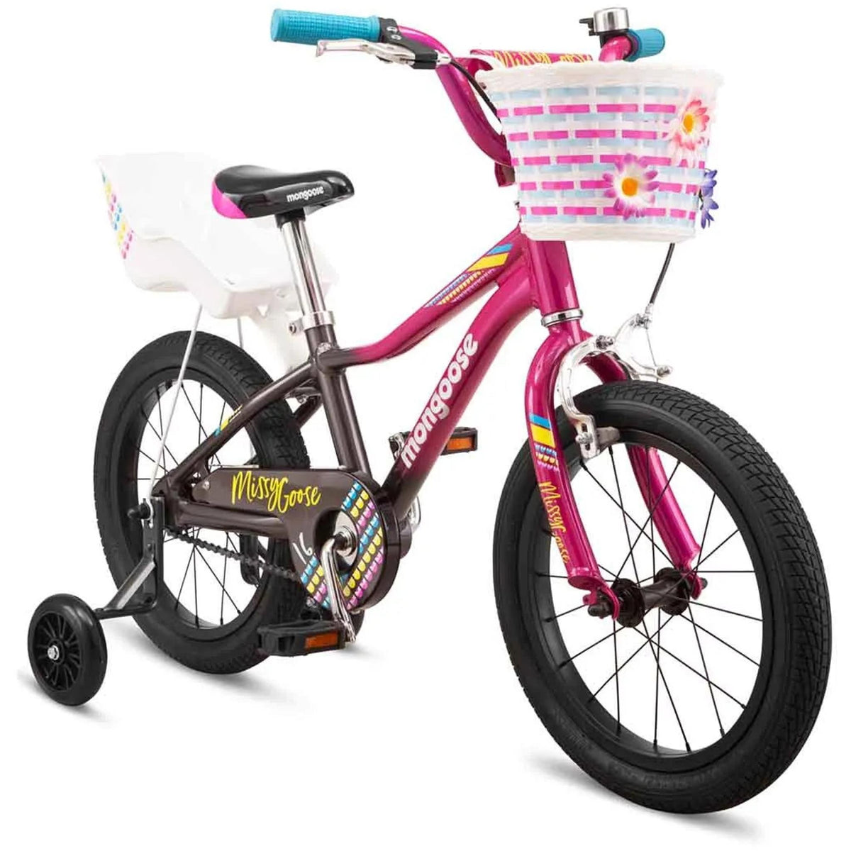 Mongoose MissyGoose 16'' Kids Bike Grey/Purple