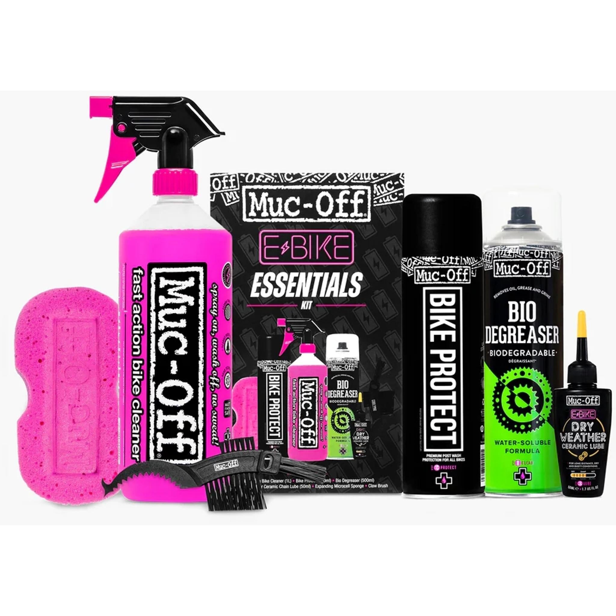 Muc-Off 6-in-1 E-Bike Essentials Cleaning Kit