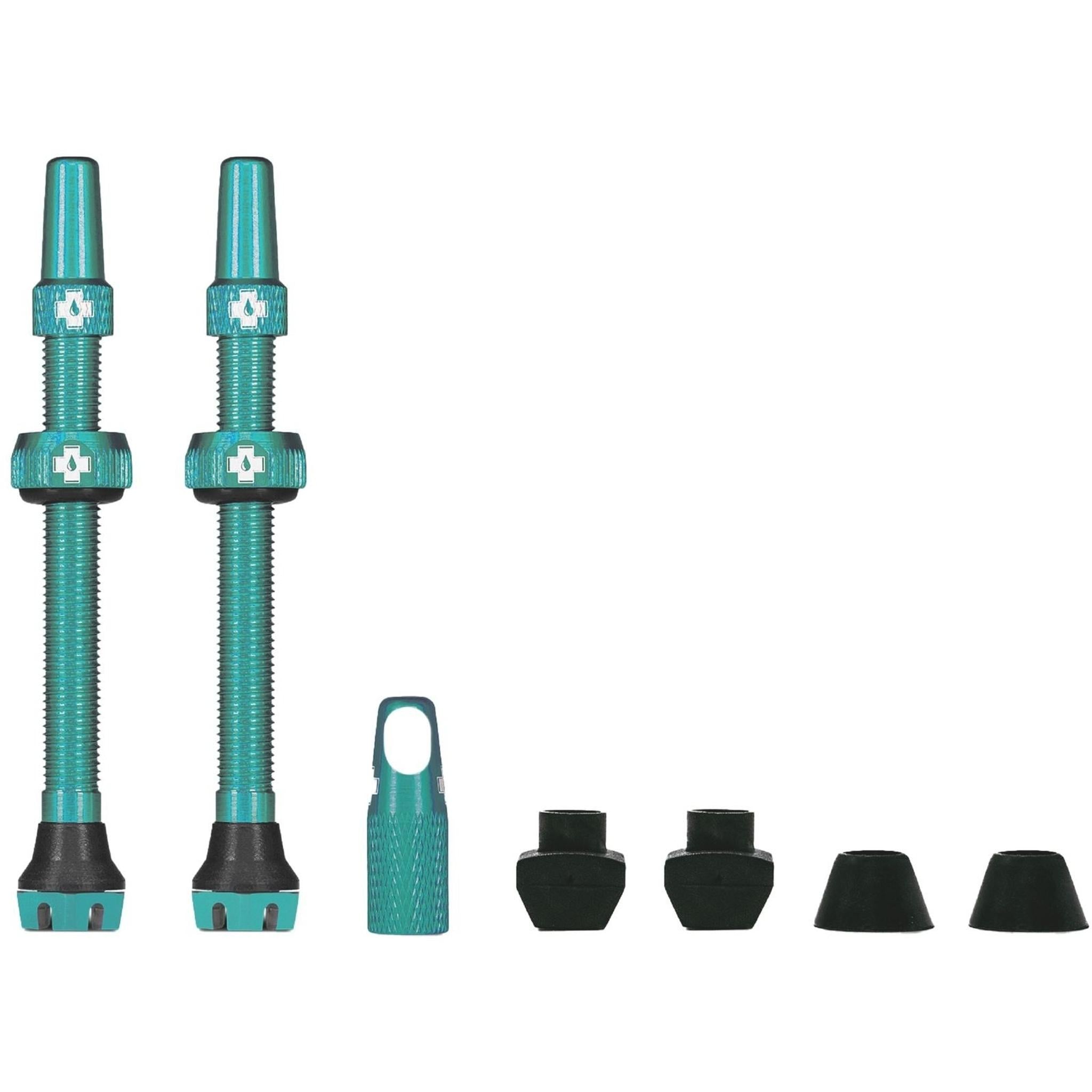 Muc-Off Tubeless Valve Kit V2 44mm Turquoise