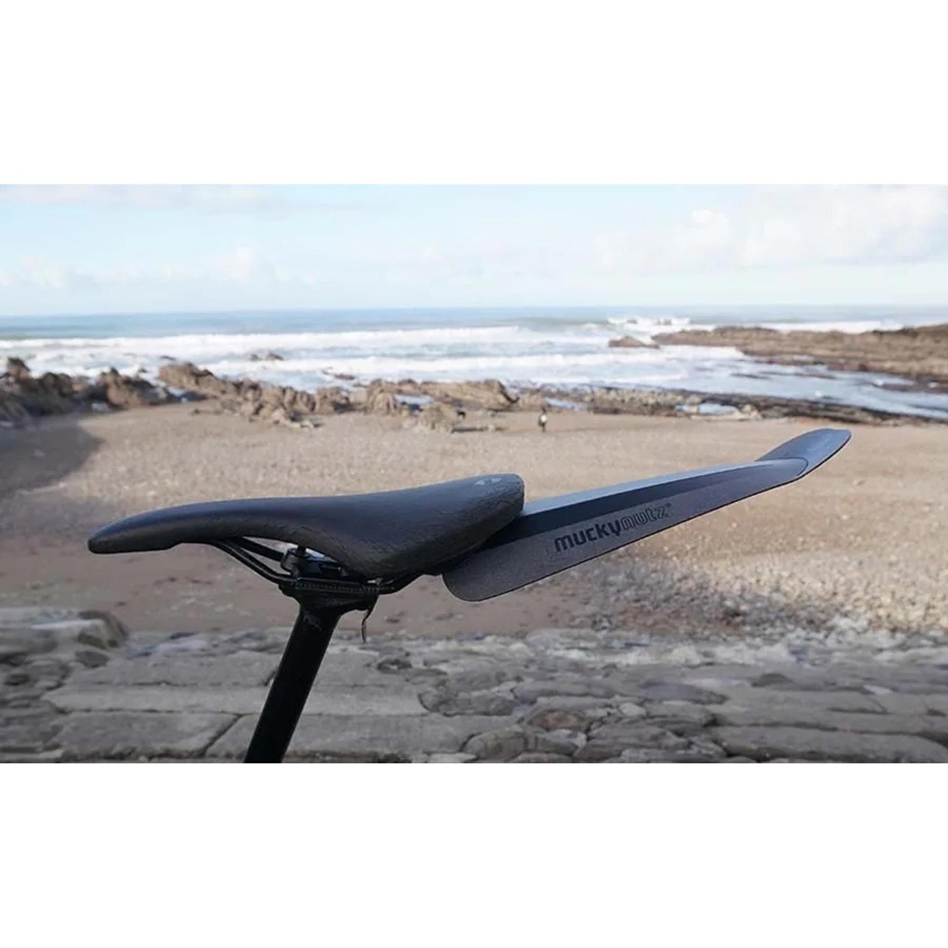 Mucky Nutz Butt Fender Saddle Mounted Rear Mudguard Black (2023)
