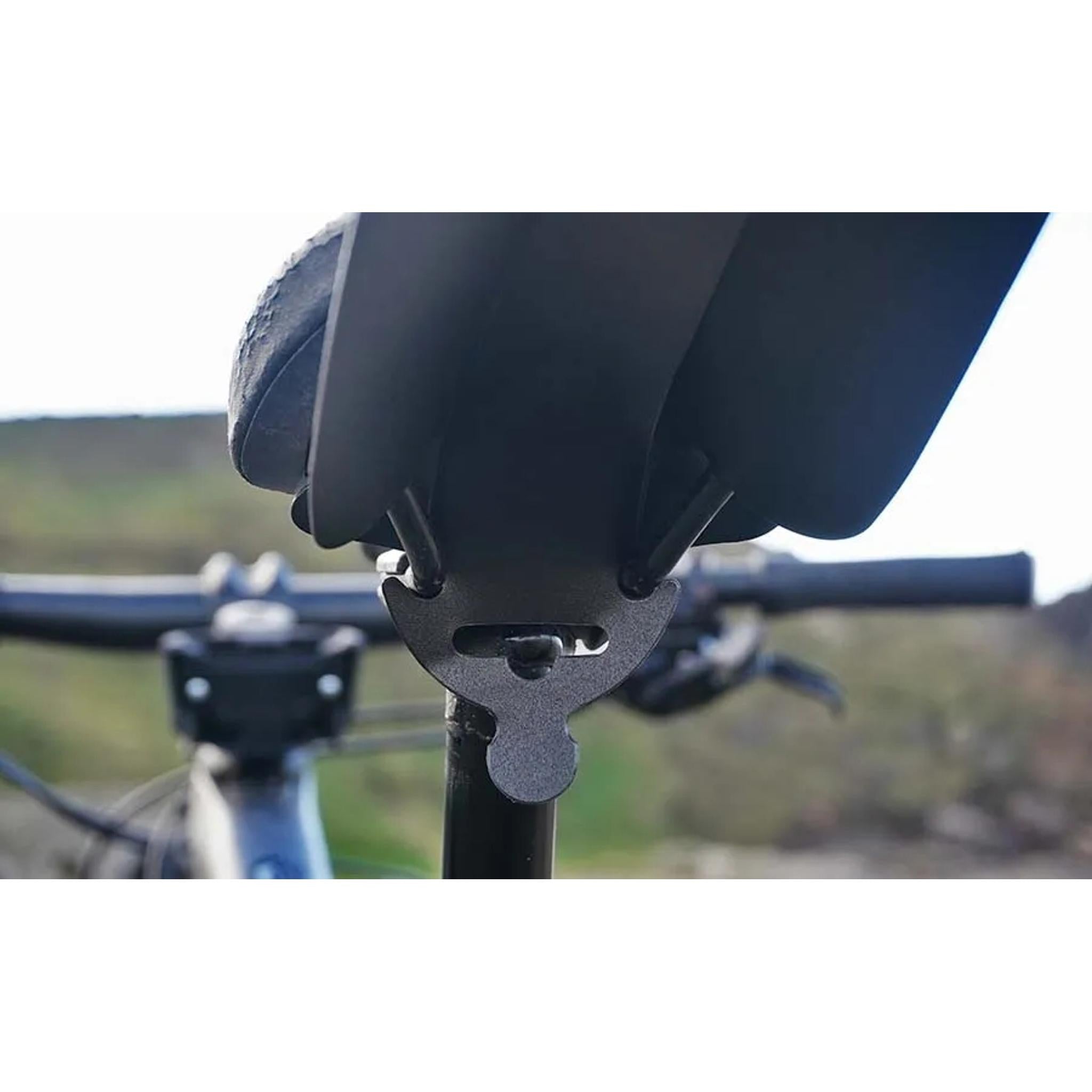 Mucky Nutz Butt Fender Saddle Mounted Rear Mudguard Black (2023)