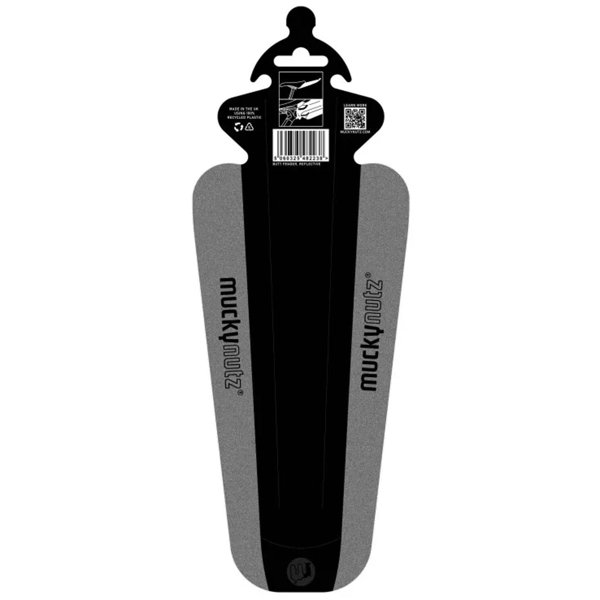 Mucky Nutz Butt Fender Saddle Mounted Rear Mudguard Reflective (2023)