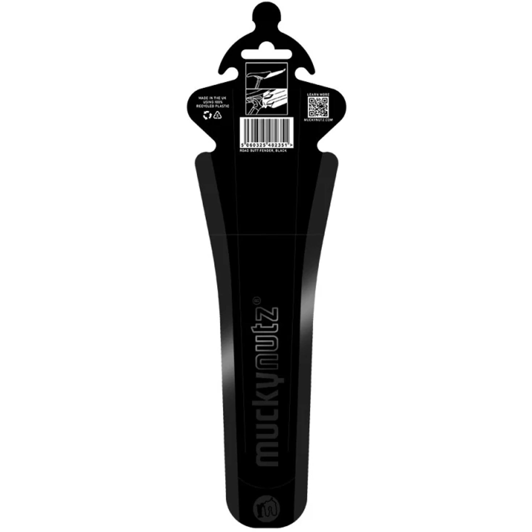 Mucky Nutz Mini Butt Fender Saddle Mounted Rear Mudguard Black