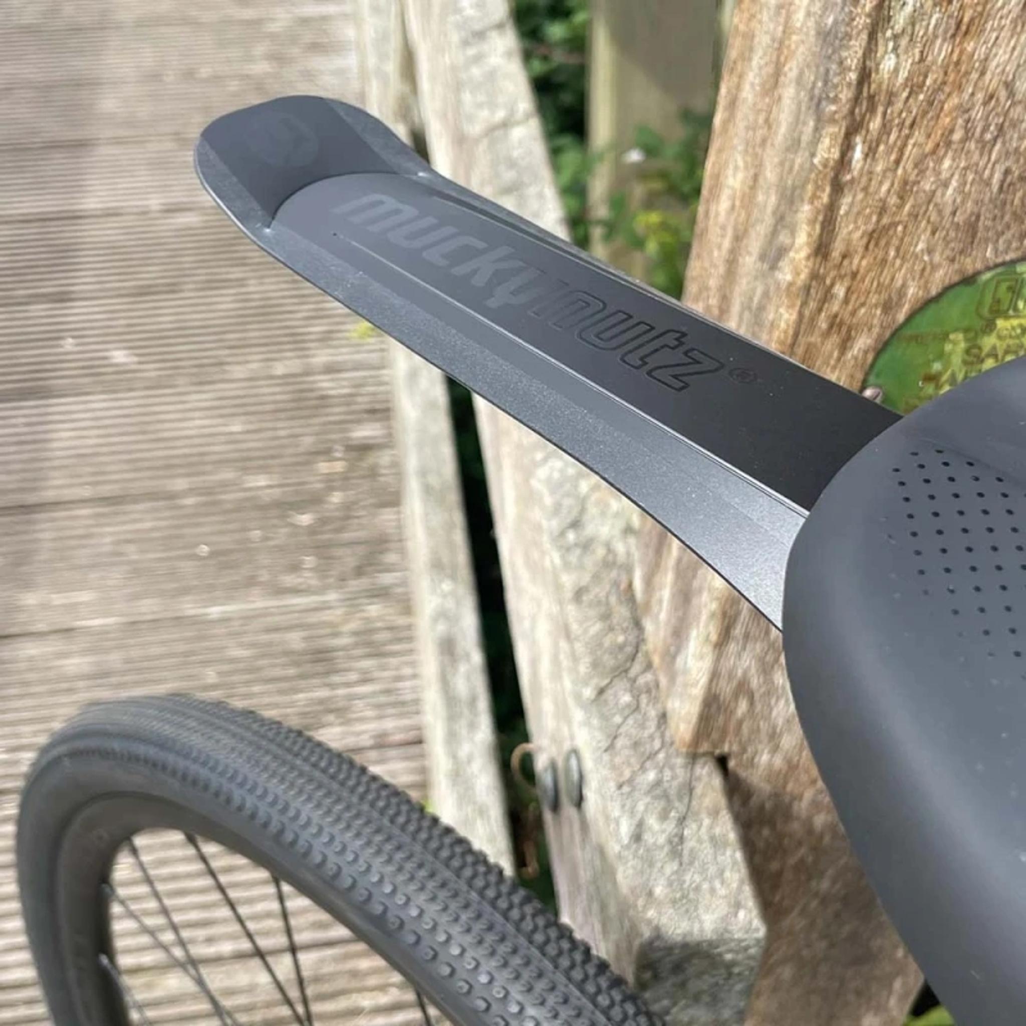 Mucky Nutz Mini Butt Fender Saddle Mounted Rear Mudguard Reflective