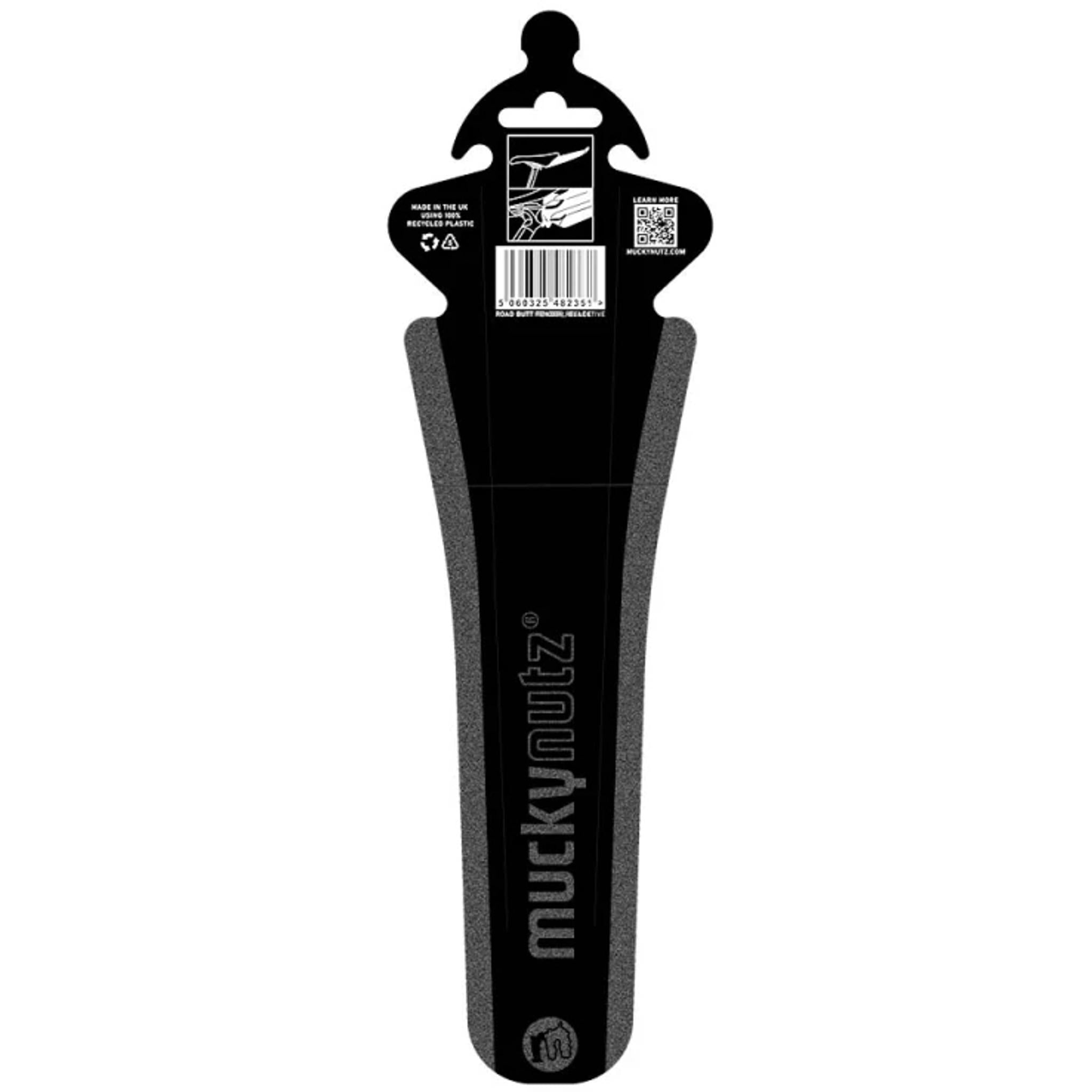 Mucky Nutz Mini Butt Fender Saddle Mounted Rear Mudguard Reflective