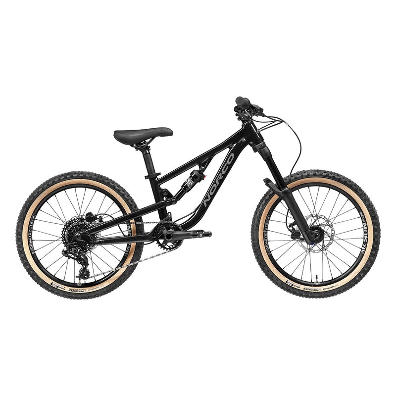 Norco Fluid 2.2 FS Kids 20" Mountain Bike Black/Charcoal