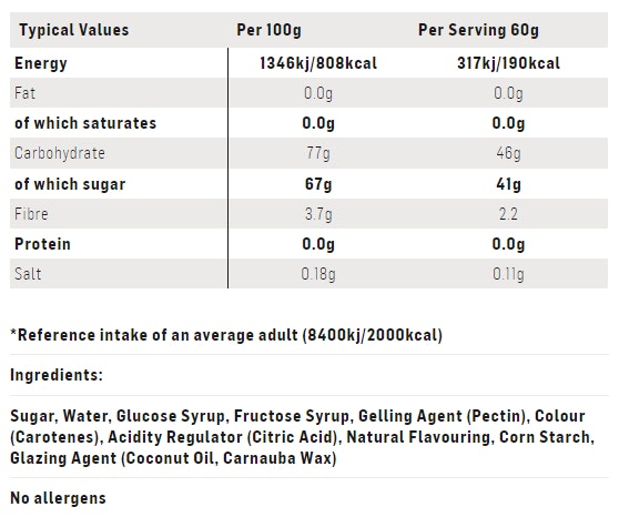 SiS BETA Fuel Energy Chews Orange 60g