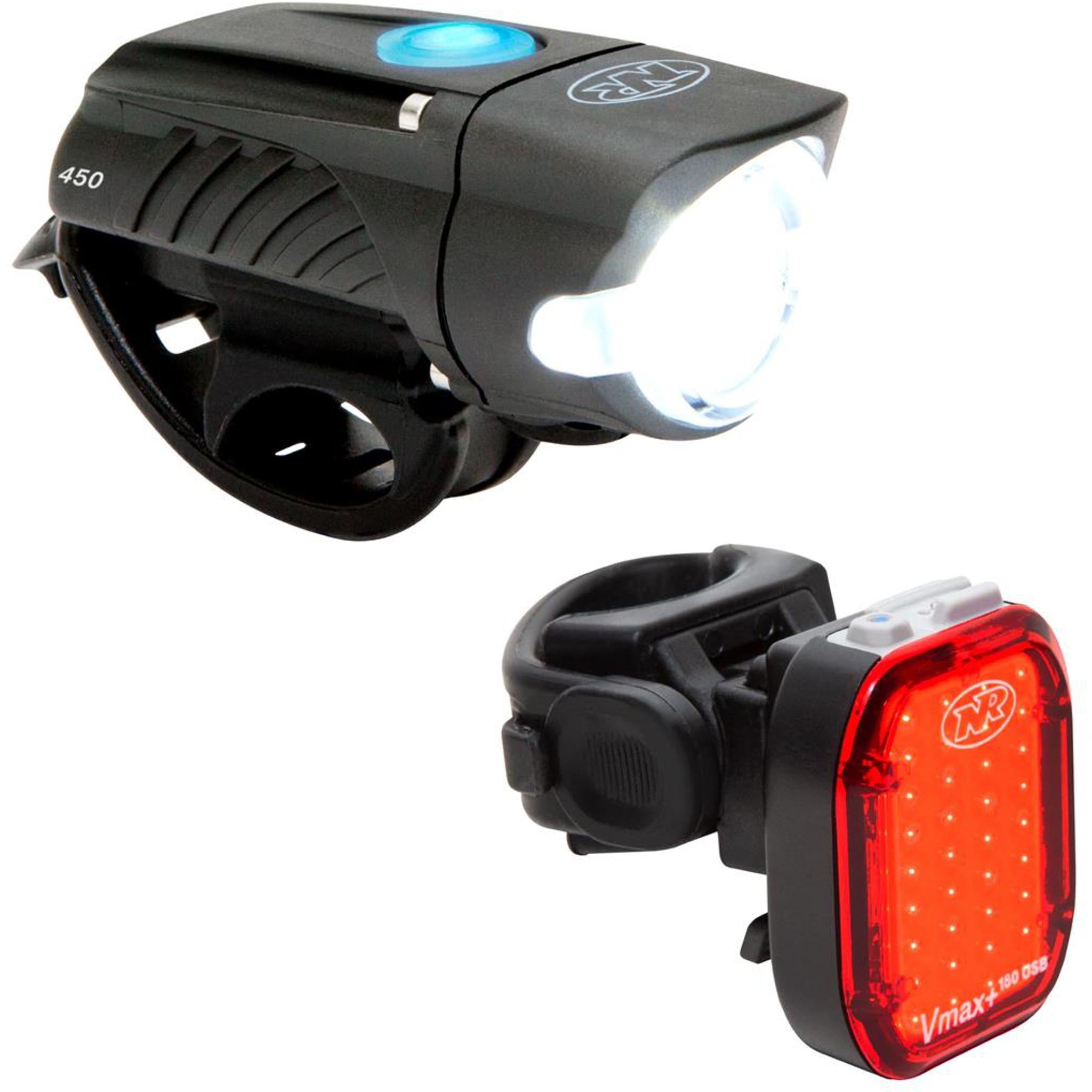 NiteRider Swift 450 and Vmax 180 Combo Front and Rear Light Set
