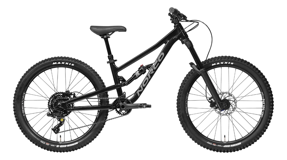 Norco Fluid FS 2 24 Youth Dual Suspension Mountain Bike Black/Charcoal ...