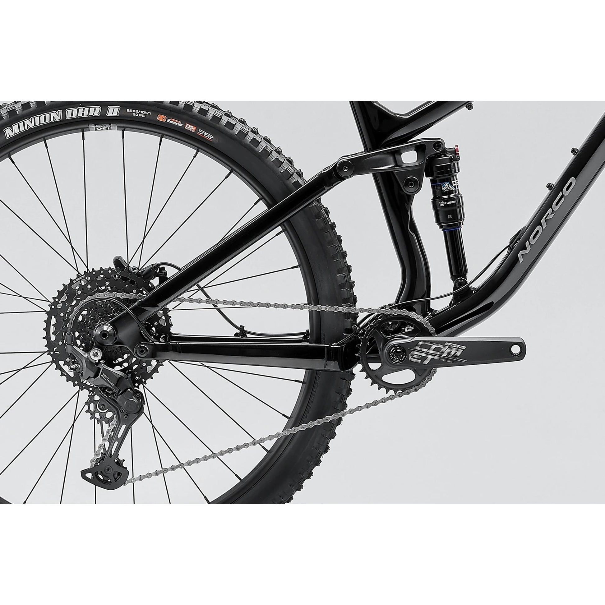 Norco Fluid FS A3 29" Trail Bike Black/Tusk