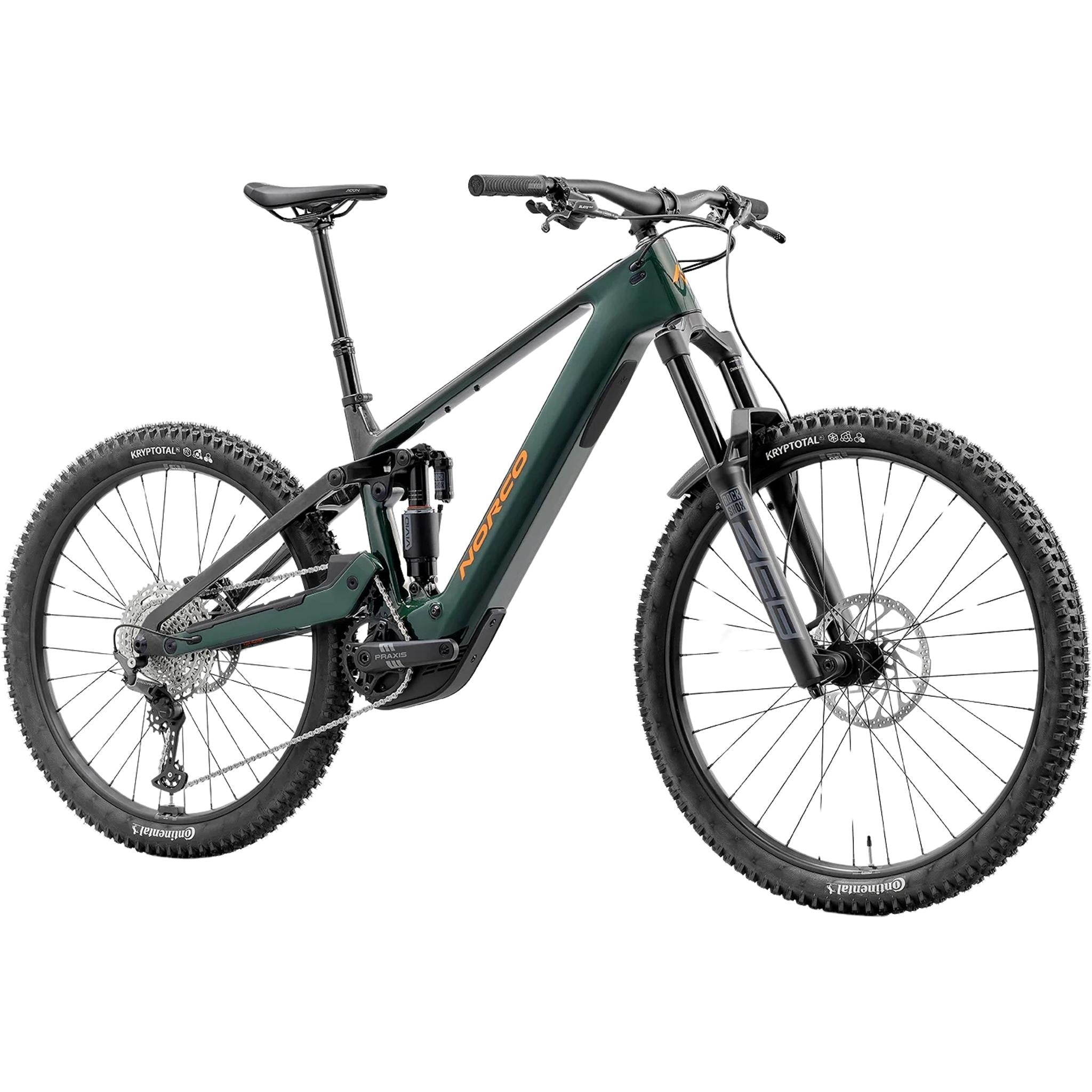 Norco Range VLT CX C2 Electric Enduro Bike Sage Slate/Raw Black