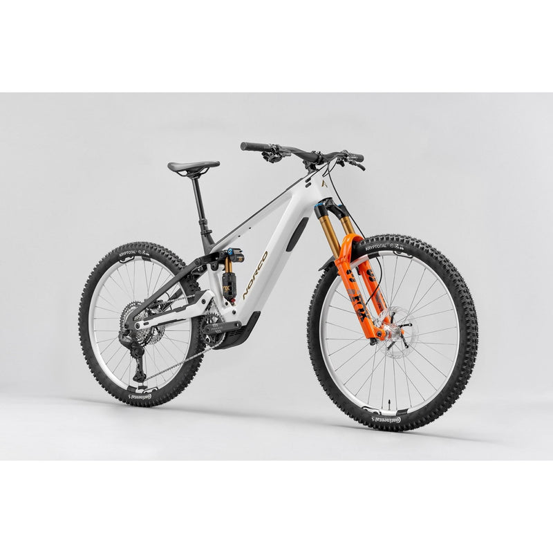 Norco Range VLT CX Electric Enduro Bike White/Raw Carbon