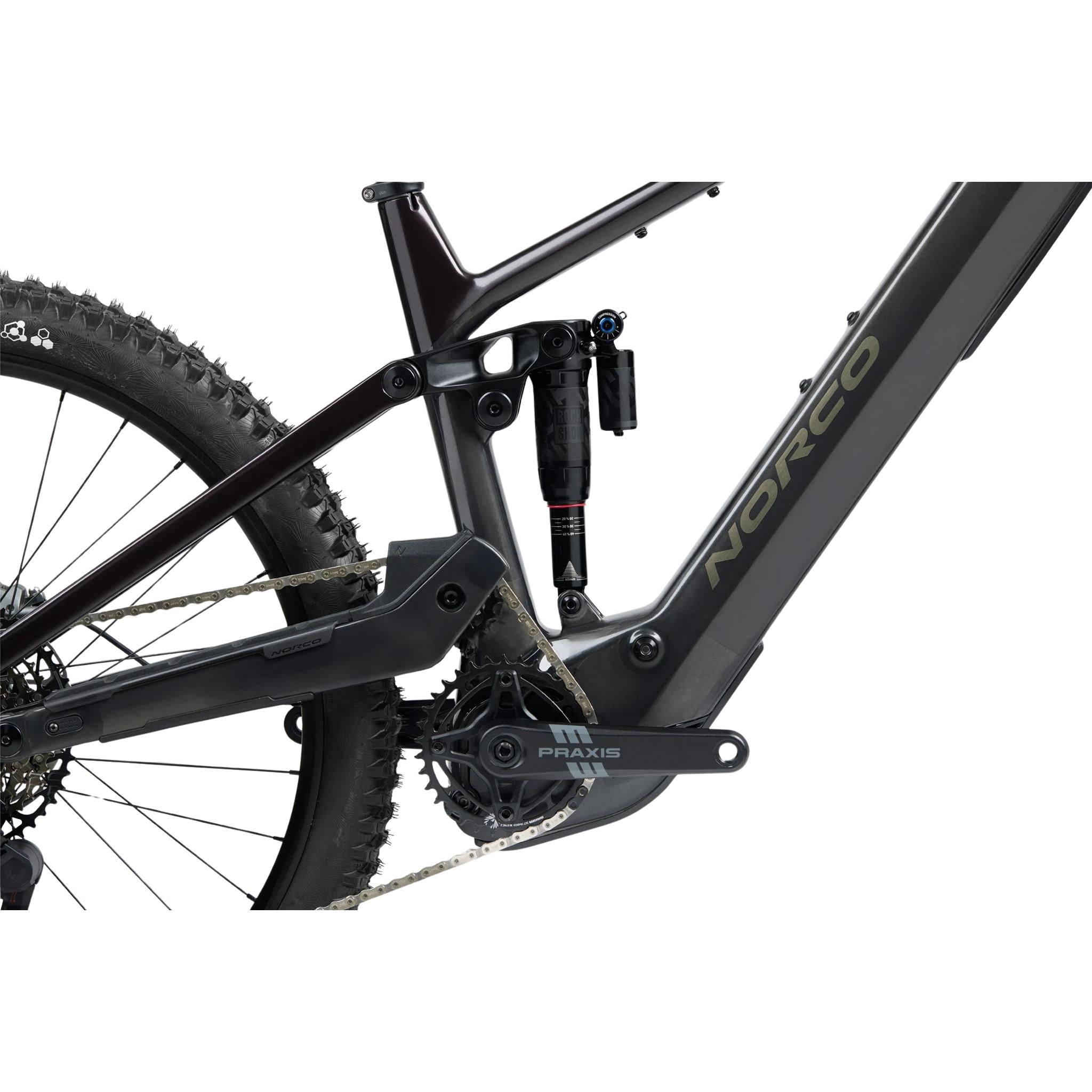 Norco Sight VLT CX C2 150 Electric Enduro Bike Liquid Currant/Carbon