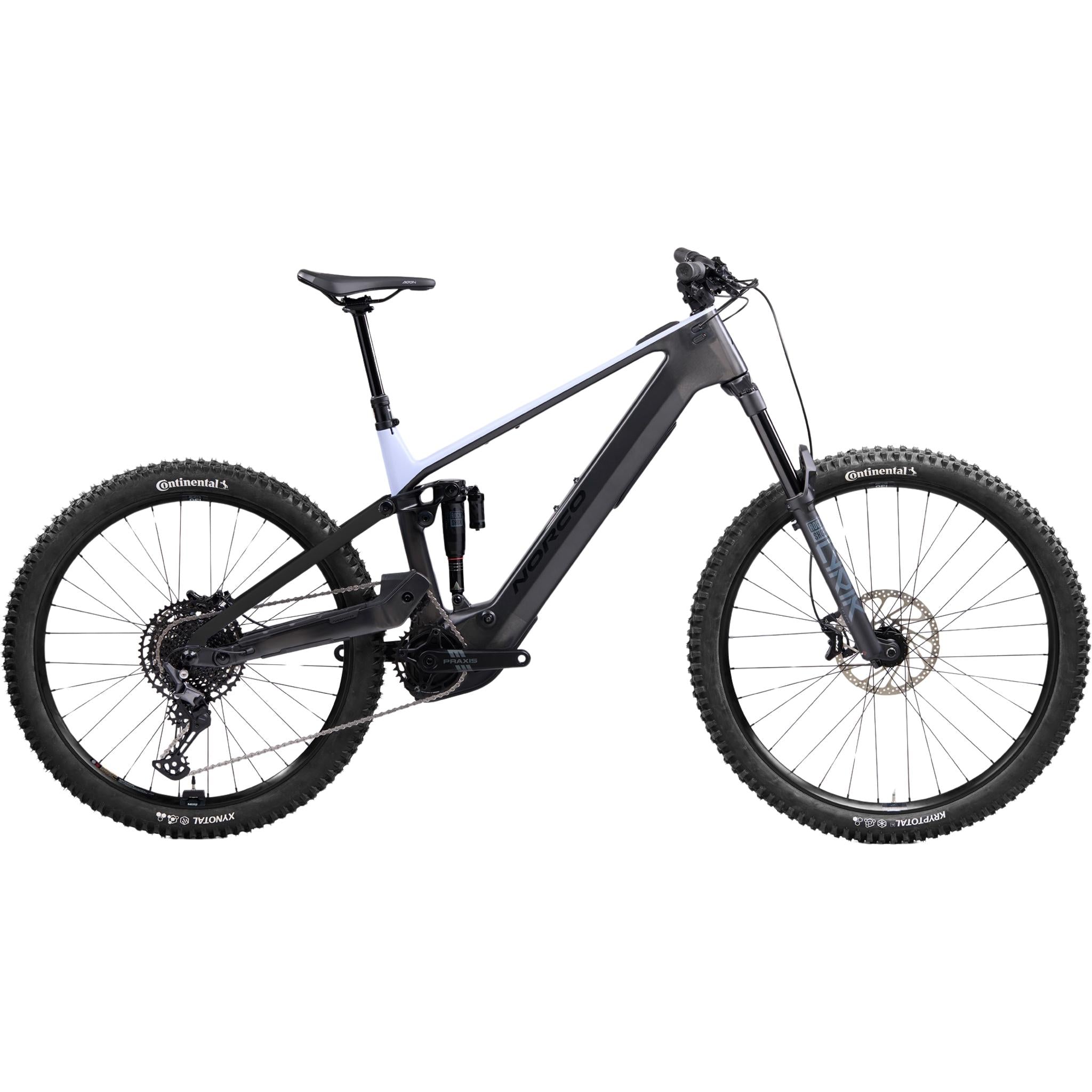 Norco Sight VLT CX C3 150 Electric Enduro Bike Ice White/Carbon