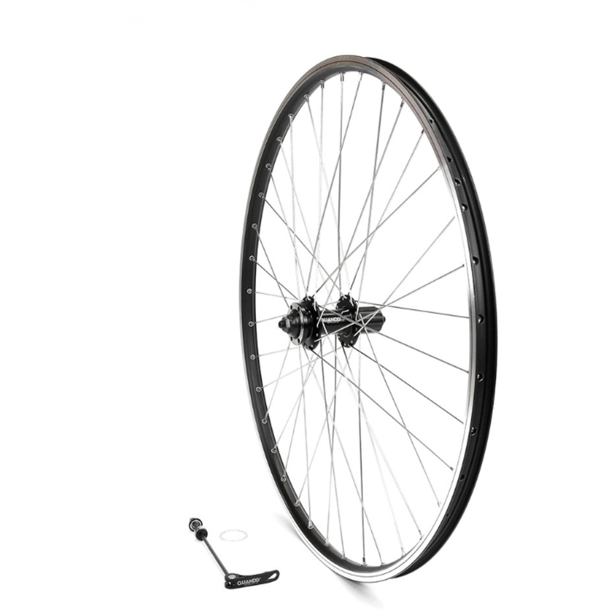 On Track 29" Rear Wheel HG MT-46 Rim (with braking surface) 18MM ID,Quando QR Hub 6-Bolt Disc Black
