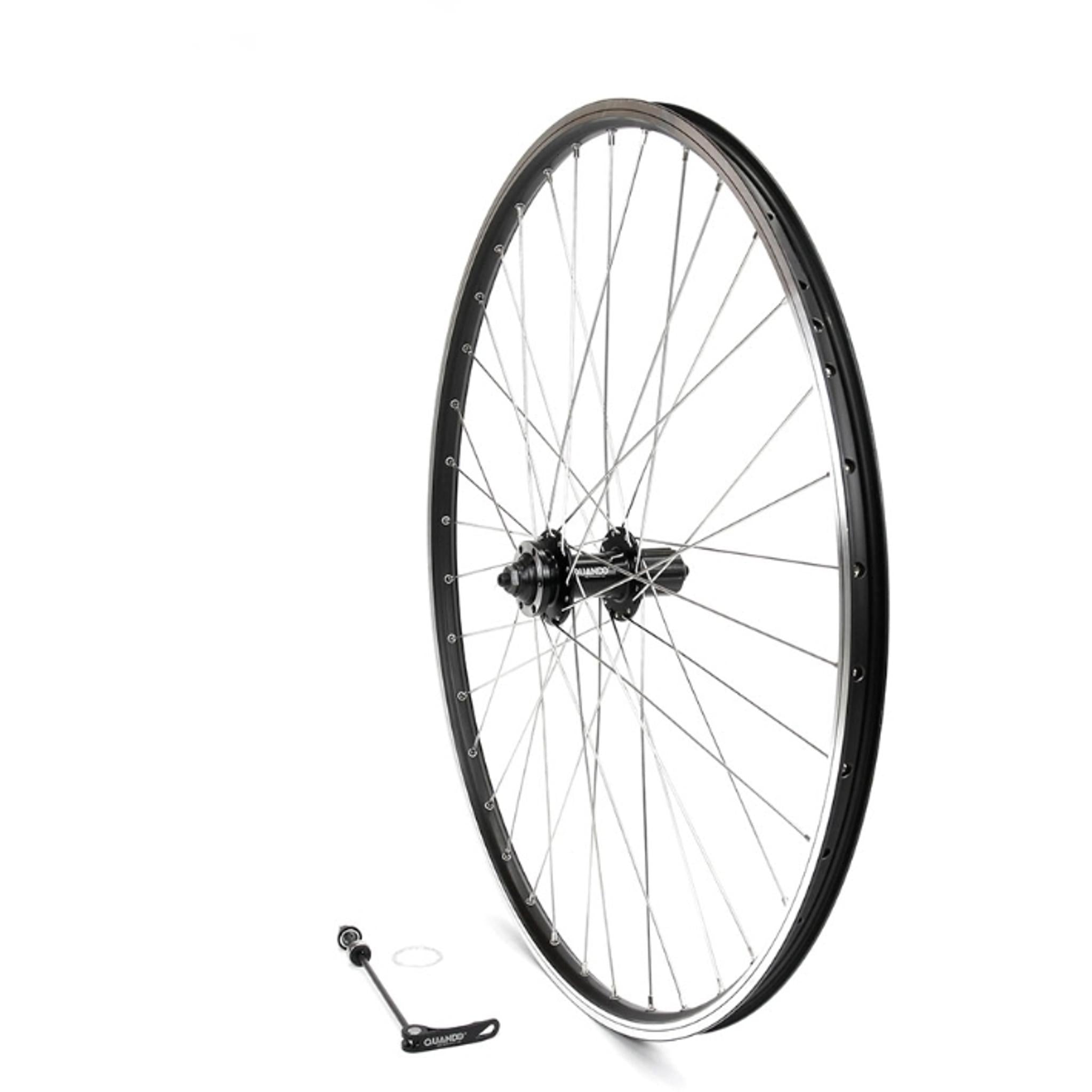 On Track 29" Rear Wheel HG MT-46 Rim (with braking surface) 18MM ID,Quando QR Hub 6-Bolt Disc Black