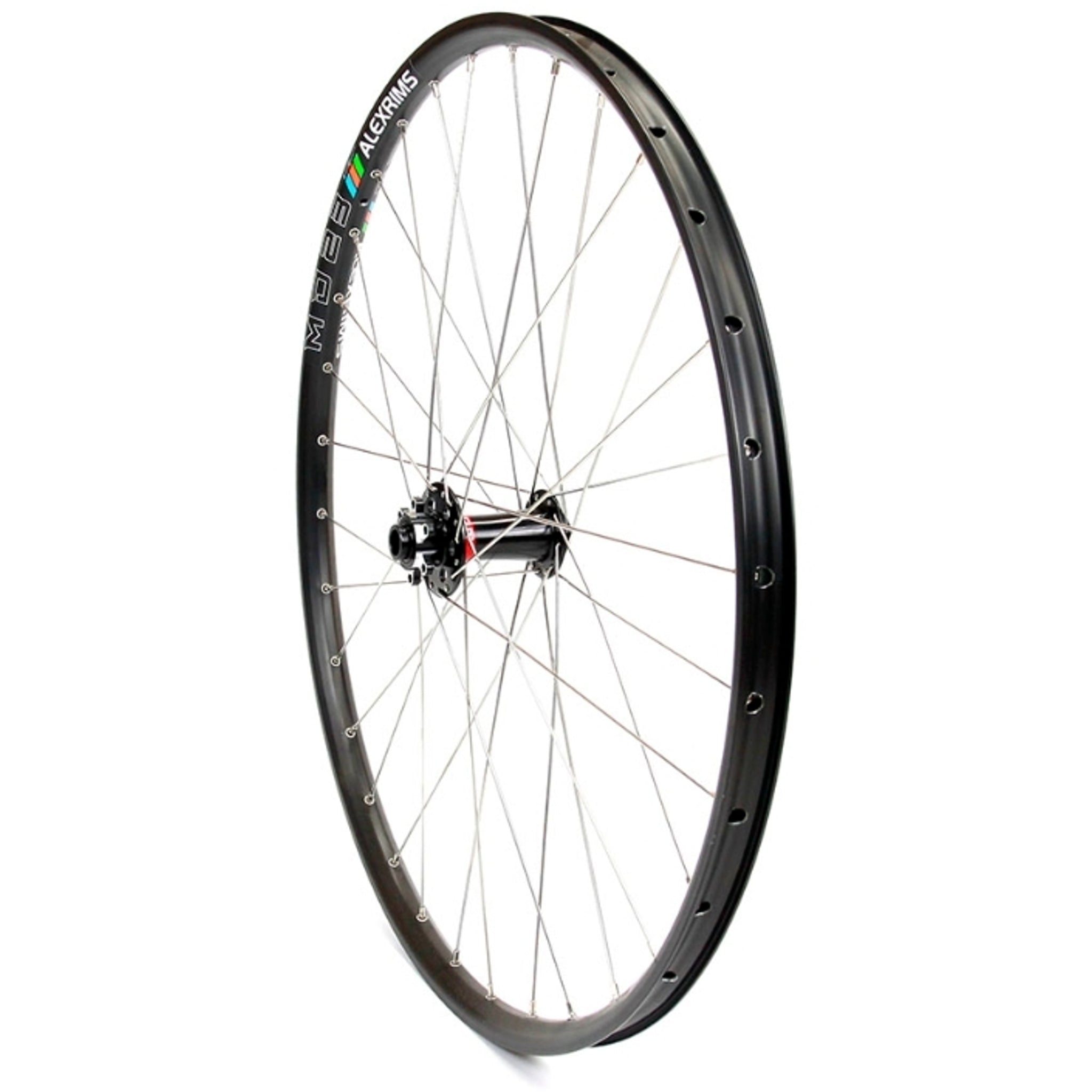 On Track Wheel 27.5" Front Boost MD30 Rim Novatec 15/110 Hub 6-Bolt Disc Black