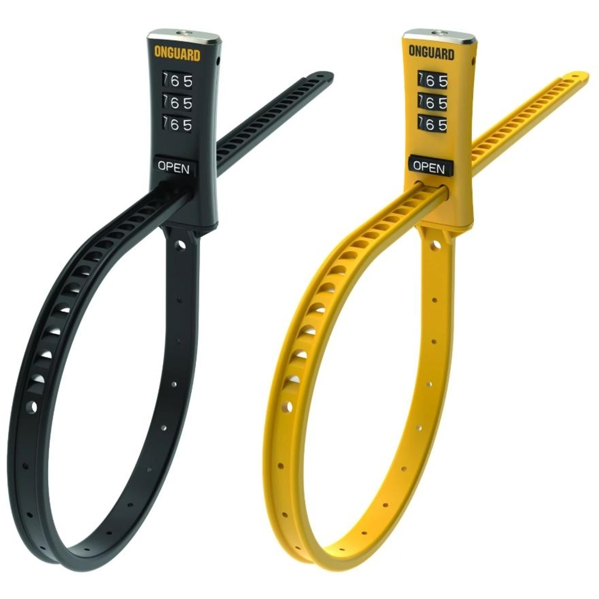 OnGuard Zip Tie Lock 56cm 2 Pack Yellow/Black