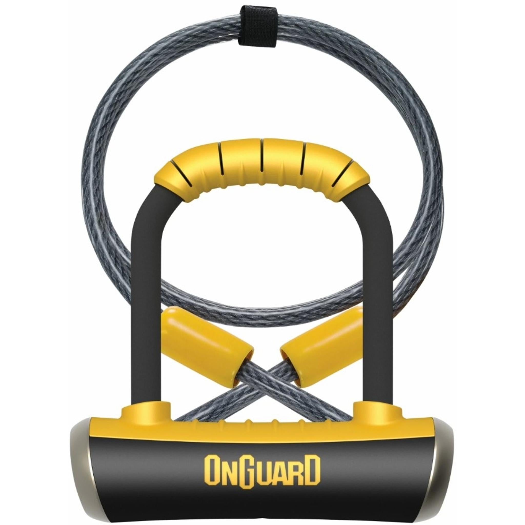 OnGuard Pitbull Mini Key U-Lock 90x140mm + Cable 120cm x10mm