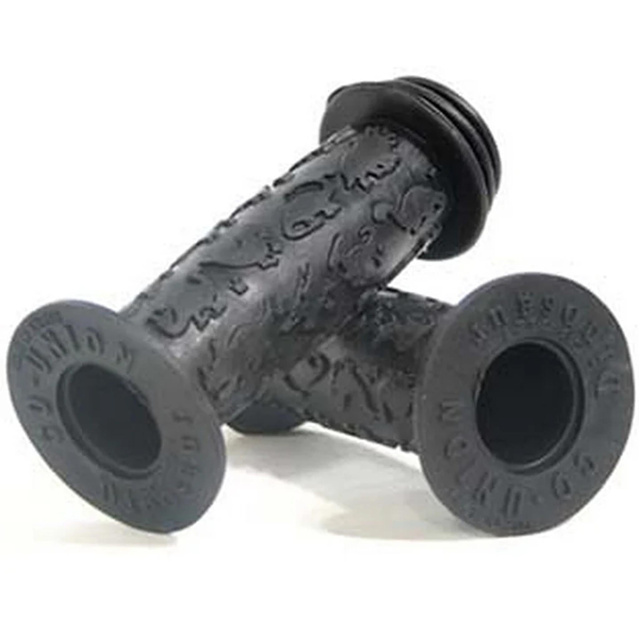 On Track Juvenile Push-On BMX Handlebar Grips Black