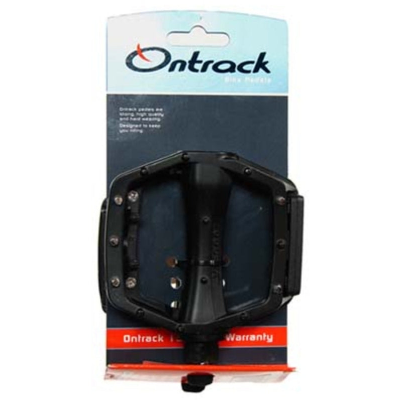 On Track Pedals 9/16 Platform Black with Replaceable Pins