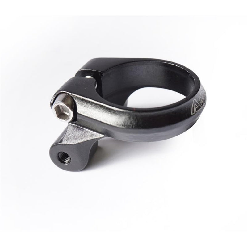 On Track Seat Clamp 34.9mm Black With Threads For Accessories