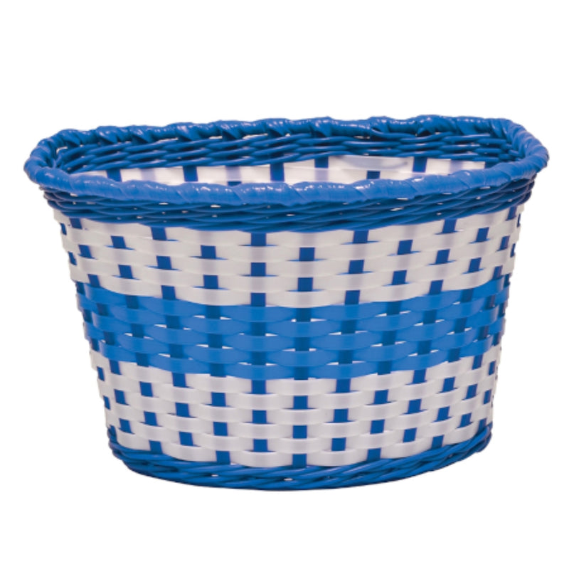 Oxford Plastic Basket Blue/White