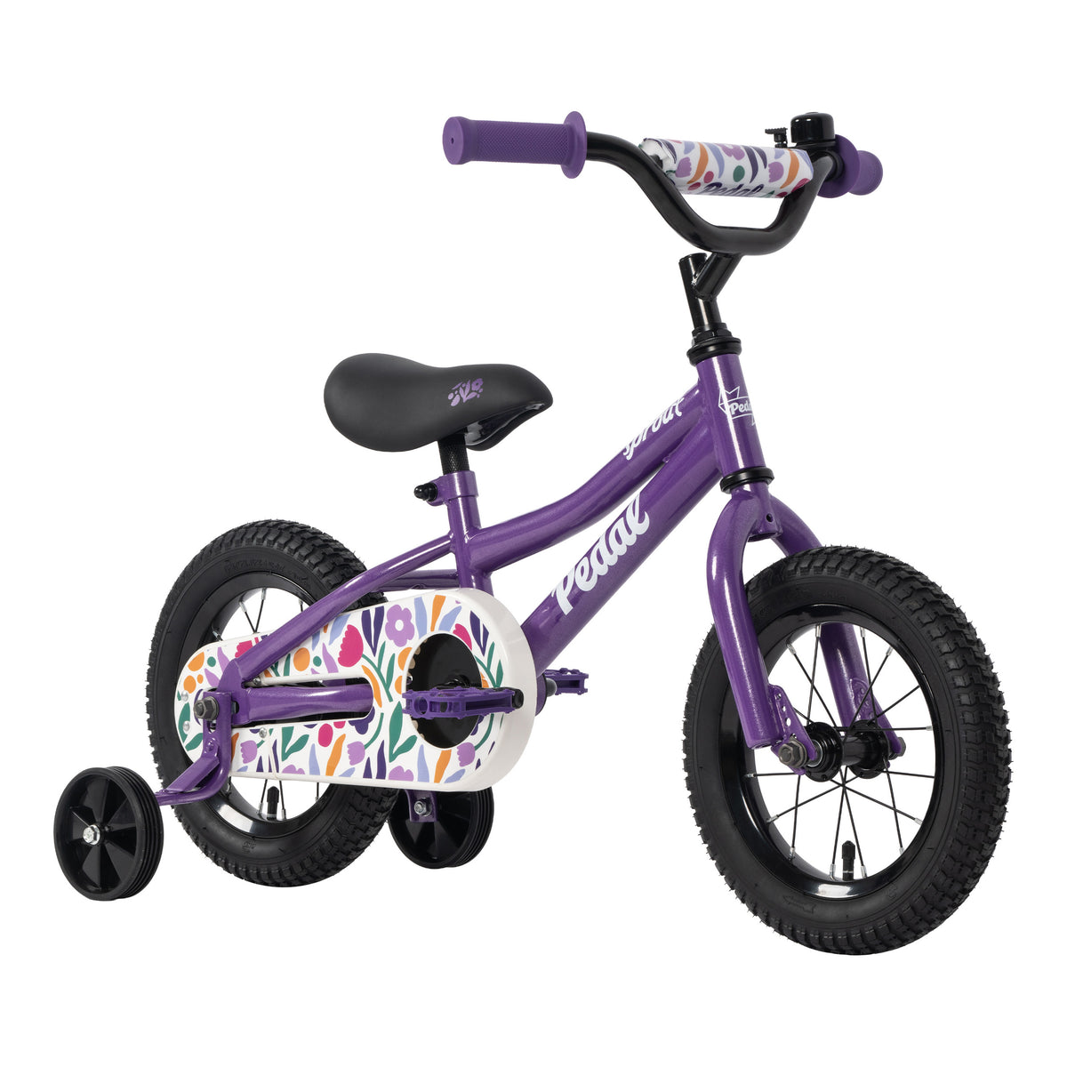 Pedal Sprout 12'' Kids Bike Plum Twilight