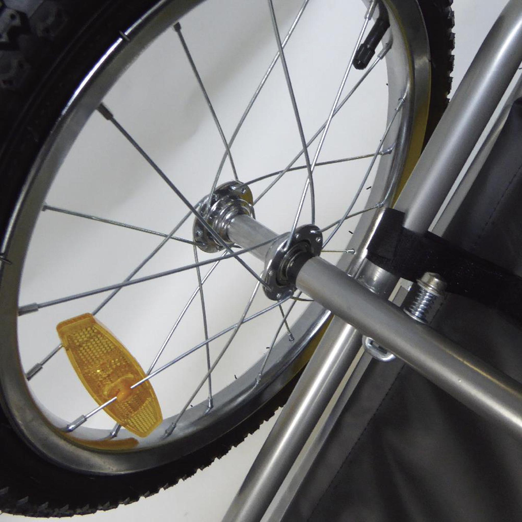 Pacific Pet Bike Trailer MD Reflective Yellow