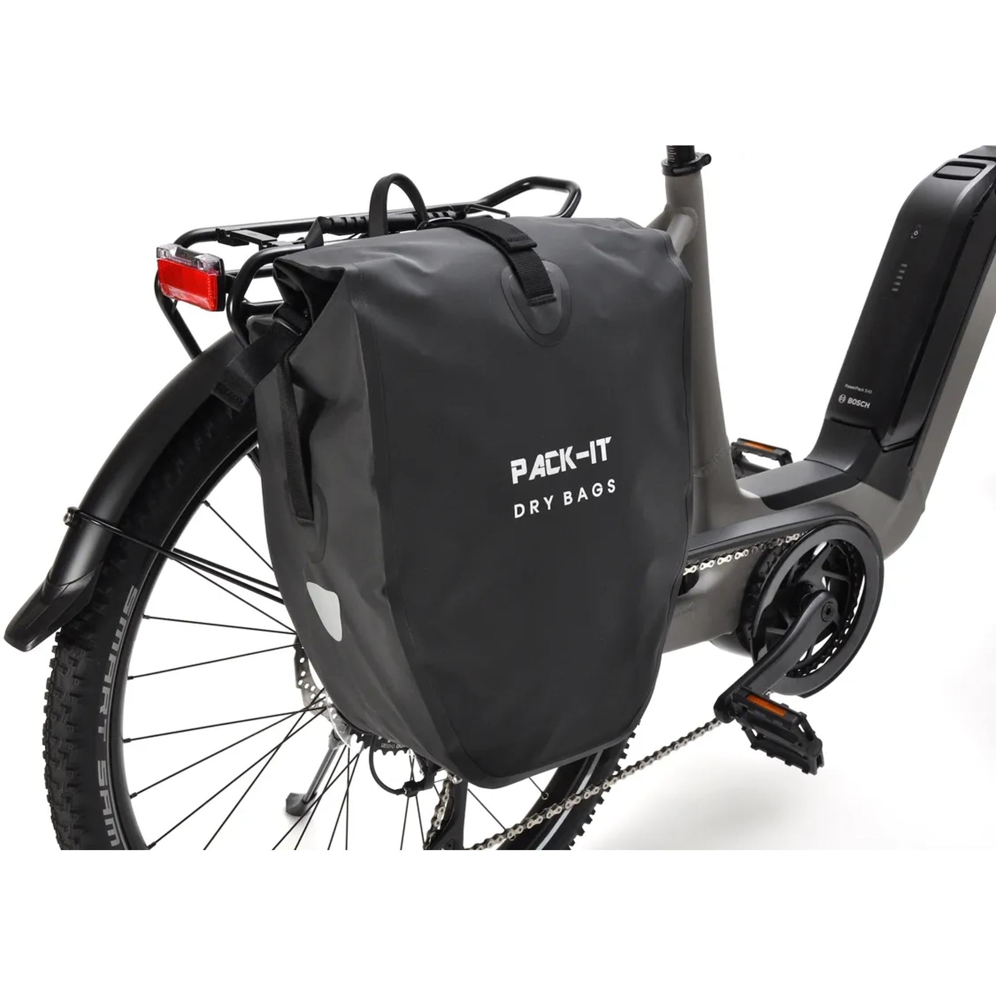 Pack-IT Drybag Waterproof Pannier 25L Black