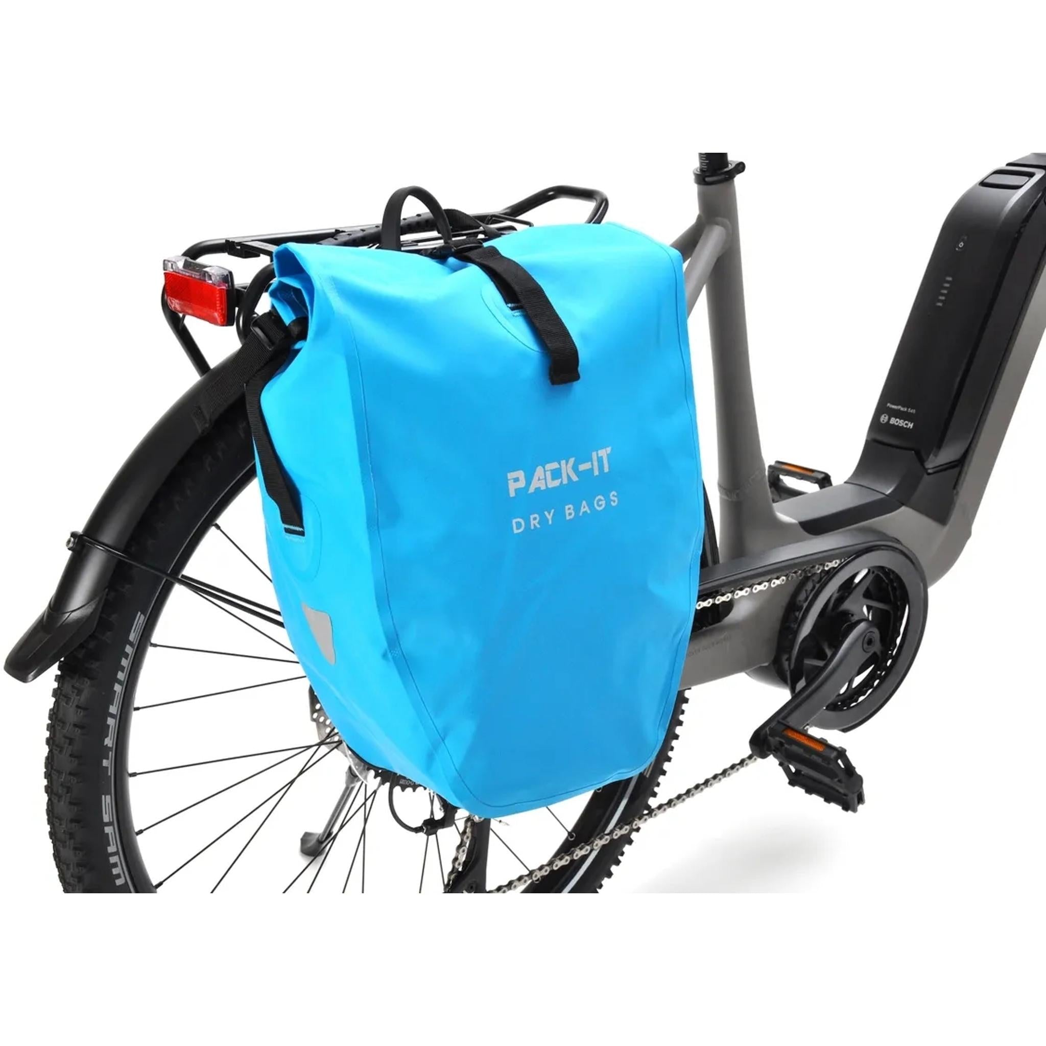 Pack-IT Drybag Waterproof Pannier 25L Blue