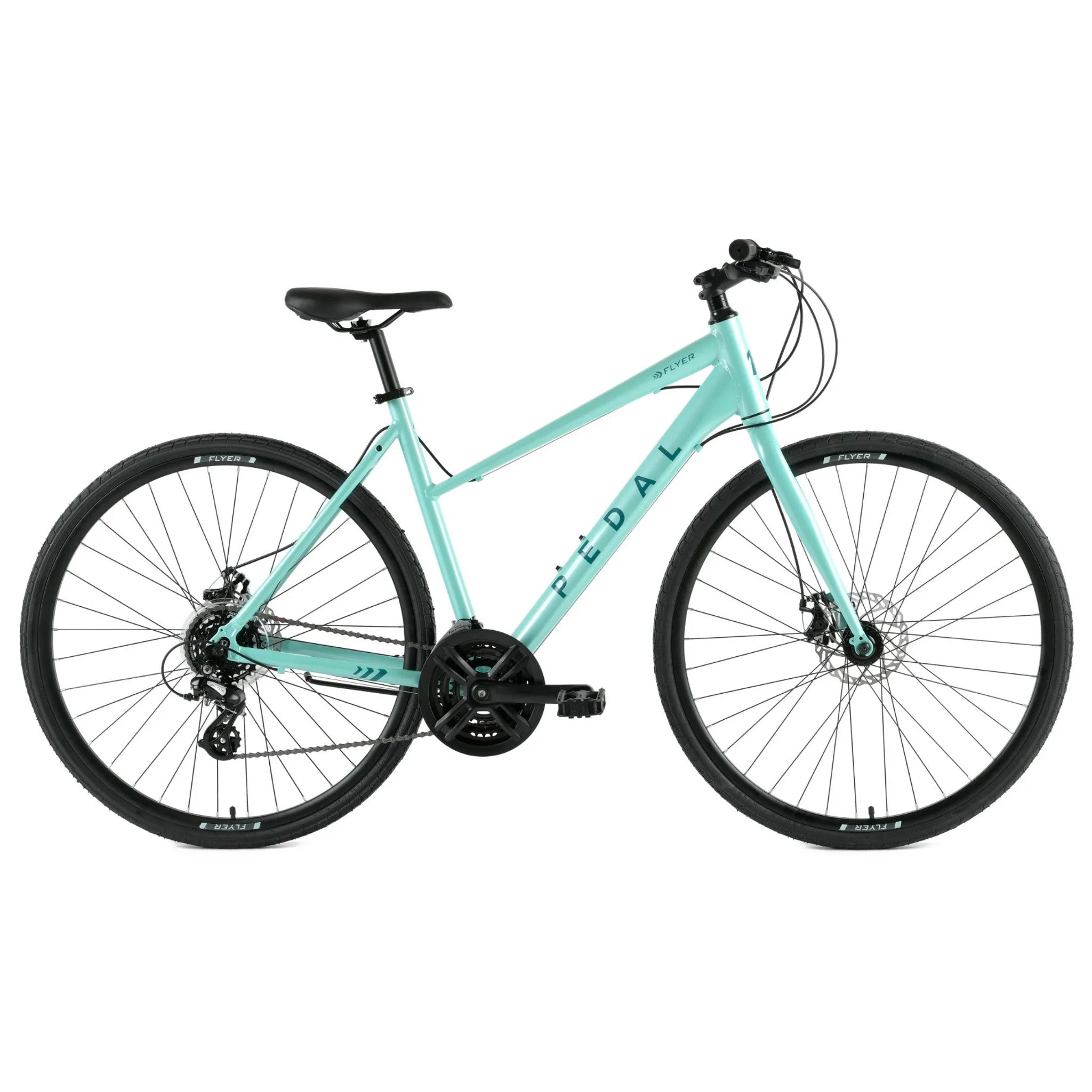 Pedal Flyer Hybrid Bike Trapeze Light Green – 99bikes.co.nz
