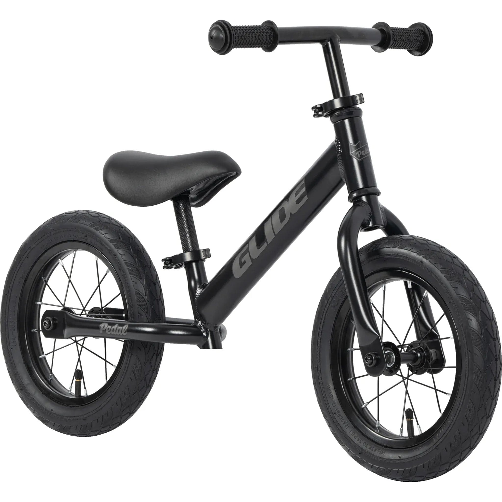 Pedal Glide 2 PT Kids Balance Bike Midnight Black