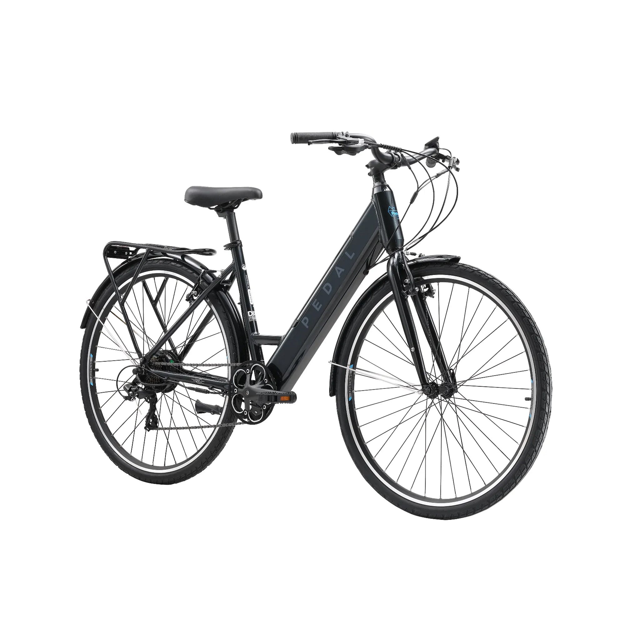 Pedal Lightning ST Electric Bike 27.5" Wheels 374Wh Battery Black