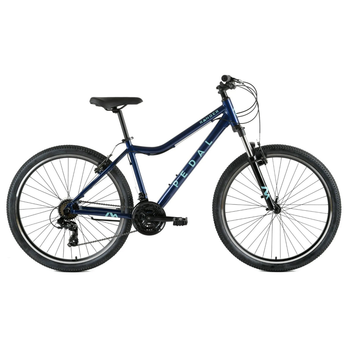 Pedal Ranger 4 Trapeze Women’s Hardtail Mountain Bike Navy – 99bikes.co.nz