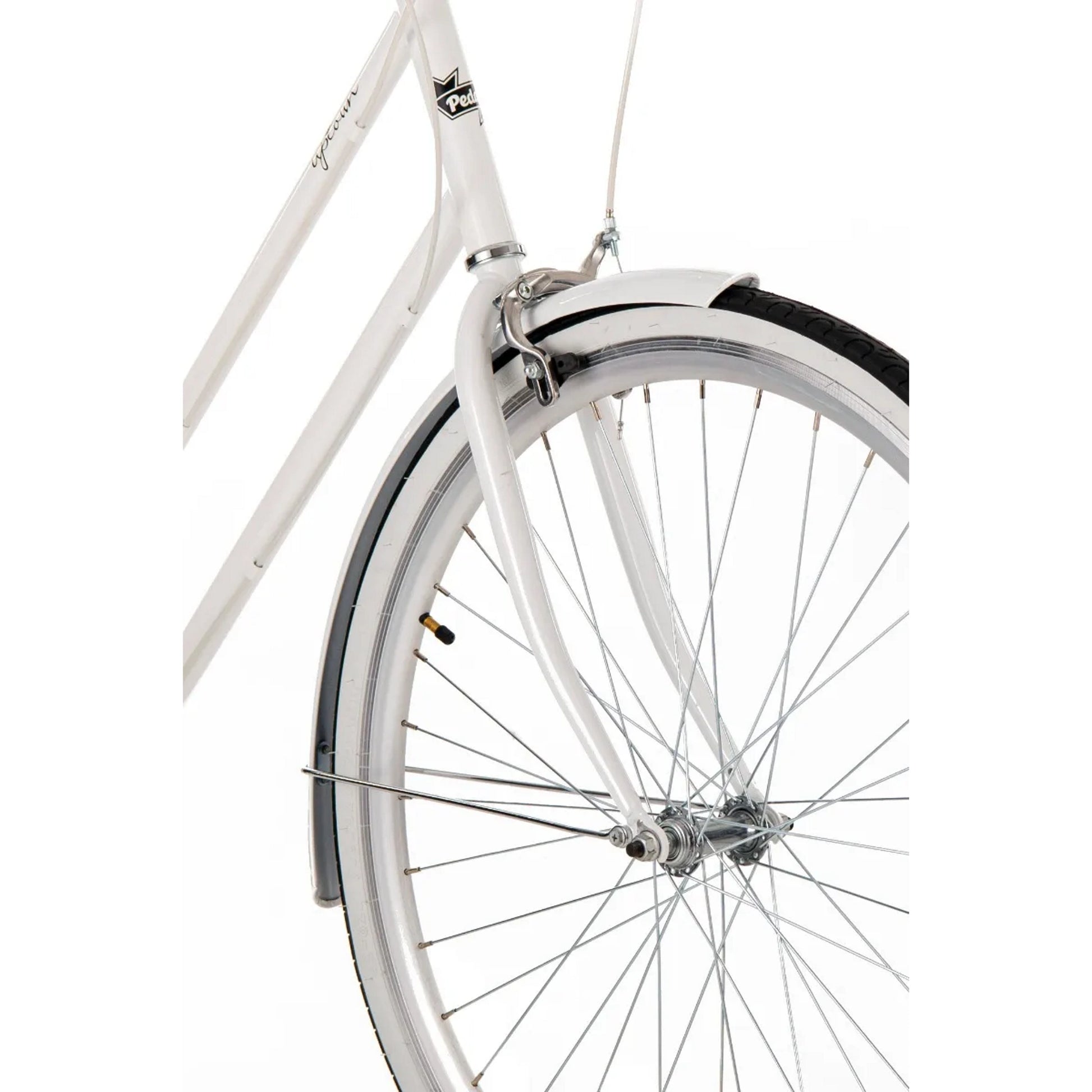 Pedal Uptown Classic Cruiser Bike White