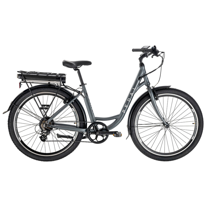 Pedal Comet Electric Cruiser Bike 374Wh battery Charcoal