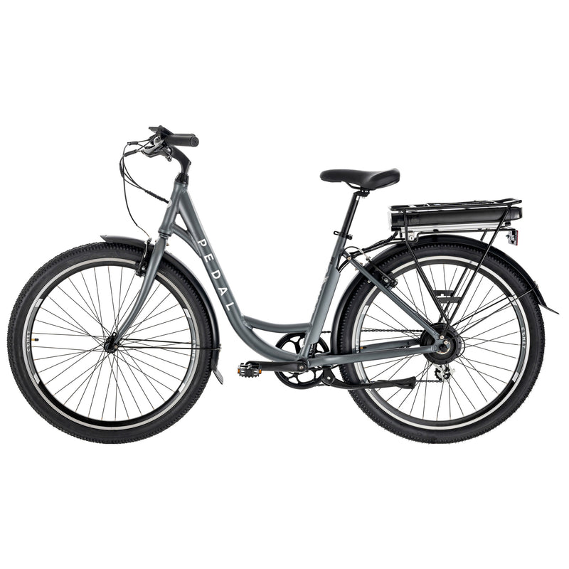 Pedal Comet Electric Cruiser Bike 374Wh battery Charcoal