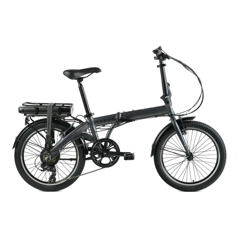 Pedal Dynamo 3 Folding Electric Bike 280Wh Battery Charcoal
