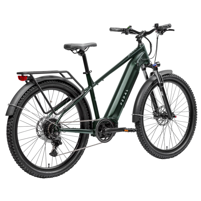 Pedal Lark SO Electric Hardtail Mountain Bike 643Wh Battery Green