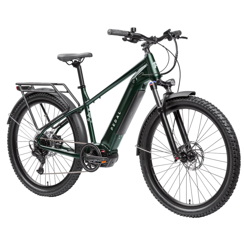 Pedal Lark SO Electric Hardtail Mountain Bike 643Wh Battery Green