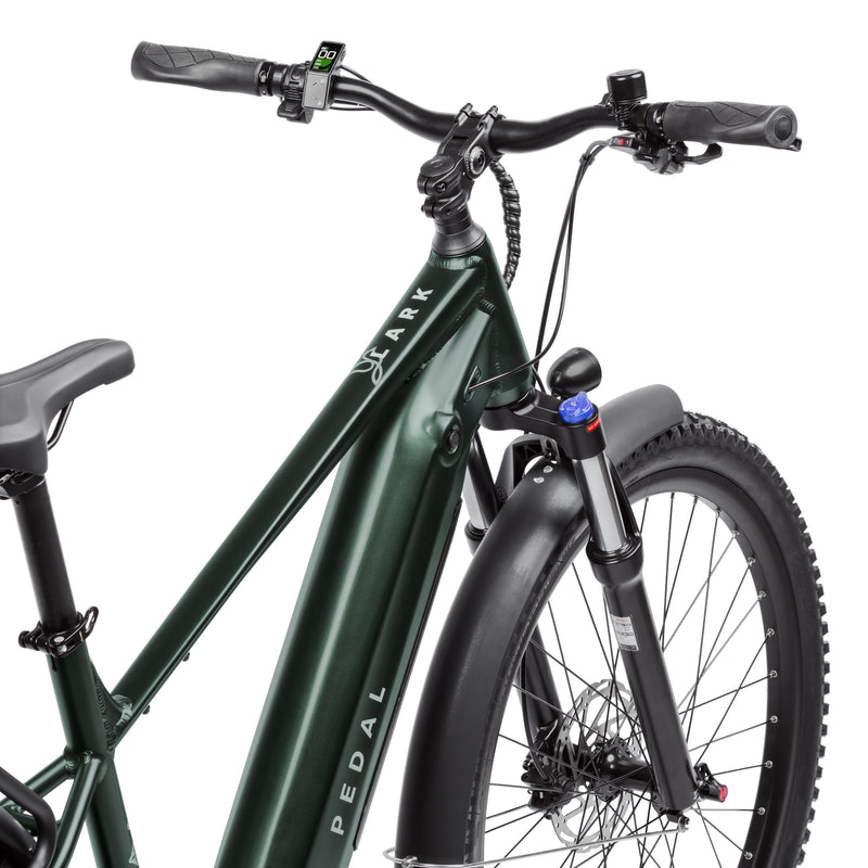 Pedal Lark SO Electric Hardtail Mountain Bike 643Wh Battery Green