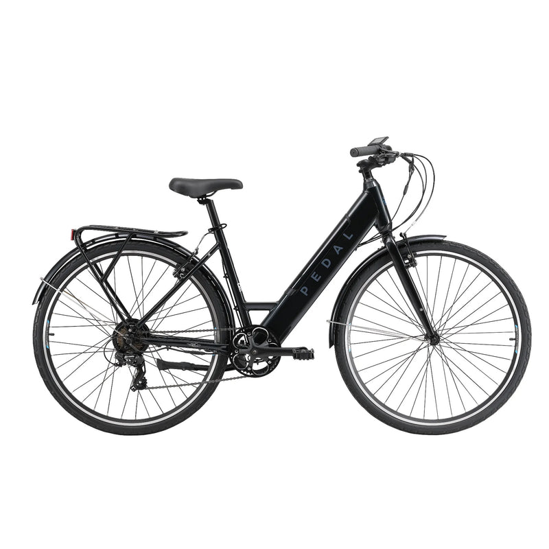 Pedal Lightning ST Electric Hybrid Bike 27.5" Wheels 374Wh Battery Black