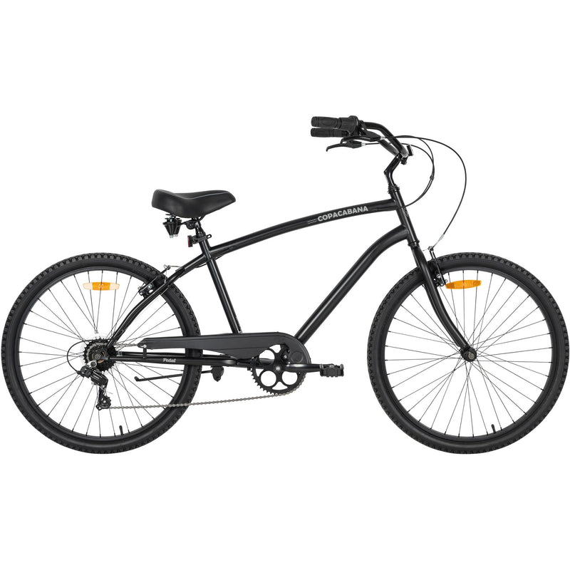 Pedal Copacabana 7 Speed Cruiser Bike Black