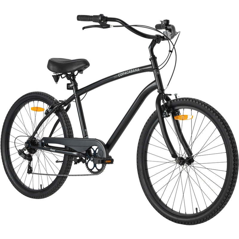 Pedal Copacabana 7 Speed Cruiser Bike Black
