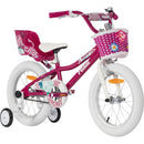 Pedal Hoot Alloy 16" Kids Bike Pink/White
