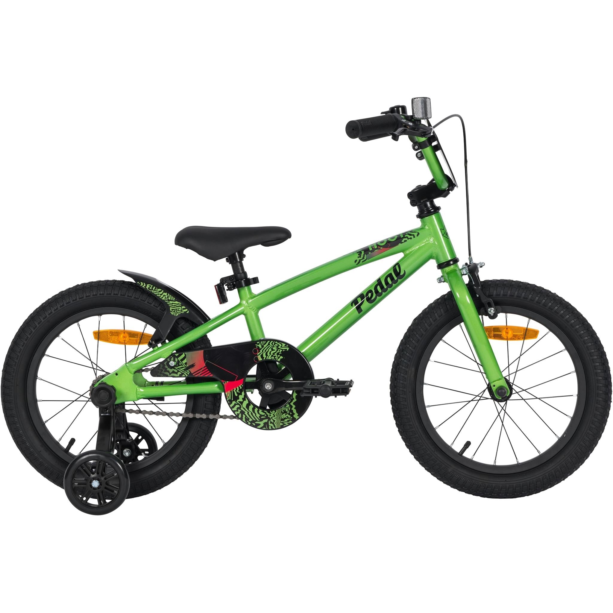 Pedal Hoot Alloy 16" Kids Bike Racing Green